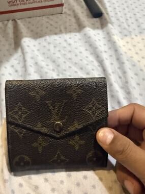 Louis Vuitton Elise Trifold Monogram Compact Wallet Authentic Vintage